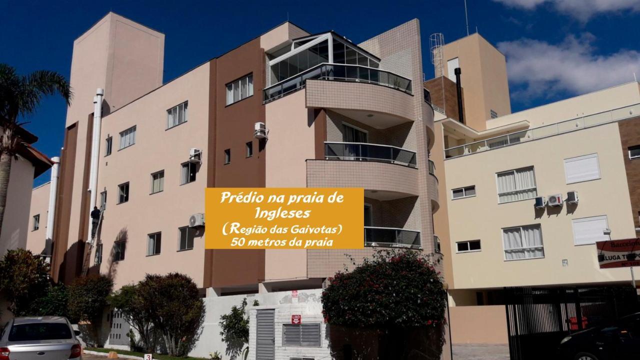 Aconchegante Apartamento Pe Na Areia Na Praia De Ingleses Gaivotas 70M Do Mar Florianópolis 외부 사진